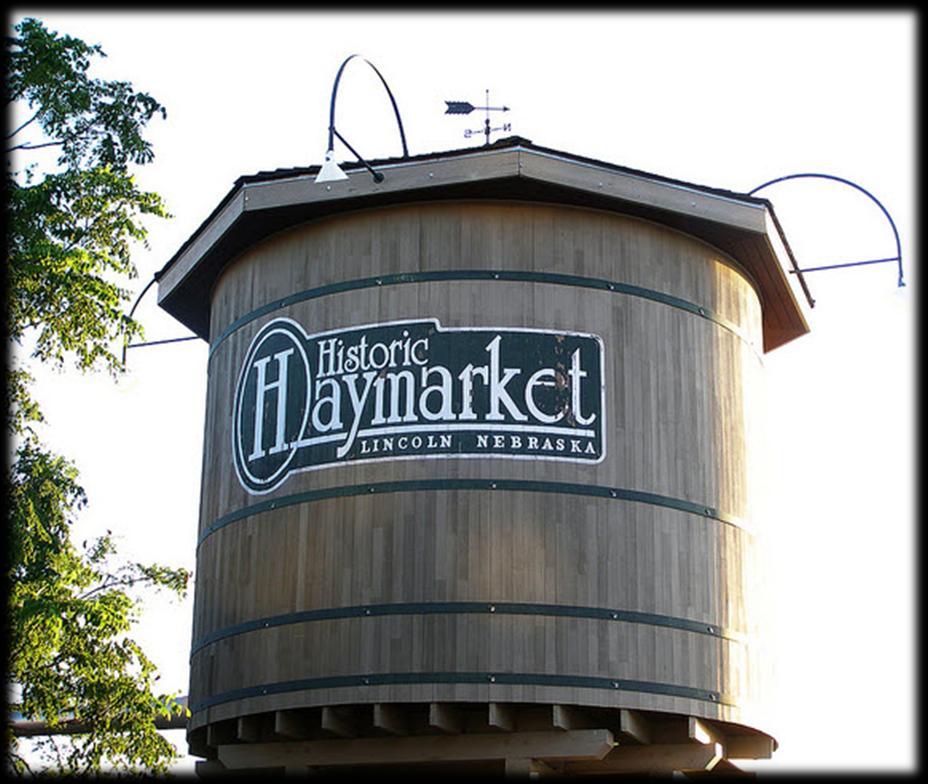 Monday evening, we arrive at the Hay Market District of