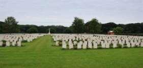 There are now 11,956 Commonwealth servicemen of the First World War buried or commemorated in Tyne Cot, 8,369 of these are unidentified. The cemetery was designed by Sir Herbert Baker.