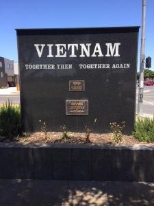 Photo 1: Vietnam Veterans memorial in