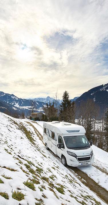 EVEN IN THE Arctic... our motorhomes are proven to perform whatever the weather.