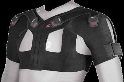 sb05 shoulder support Provides superior compression & support for past shoulder injuries Adjustable arm closure design eliminates