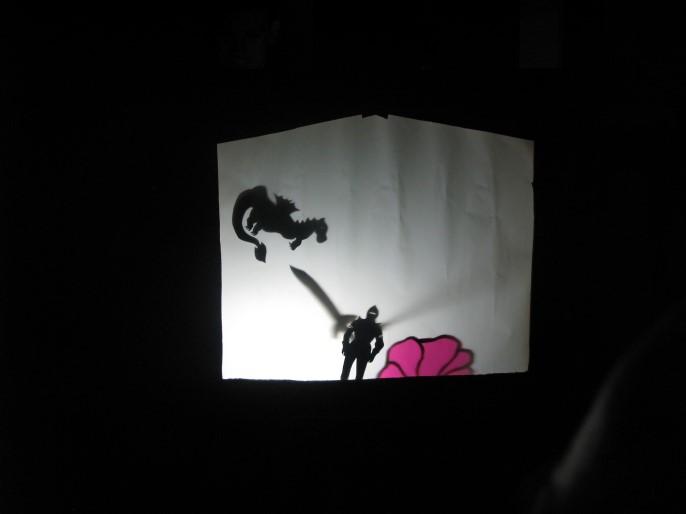 The Thursday group have been very busy creating a shadow puppet play.