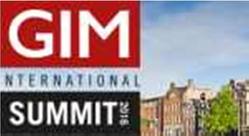 Forthcoming events FIG is an endorsing partner of the inaugural GIM International Summit.