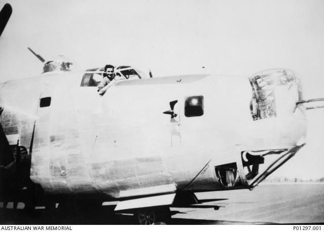 The squadron had previously flown Vultee Vengeance dive bombers, but it began to receive B-24 Liberator heavy bombers on 5 February 1945 while at Cecil Plains.