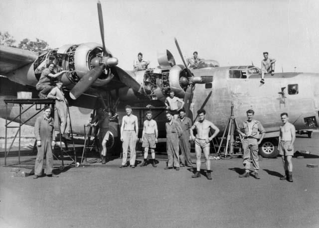 The squadron never saw active duty, although 9 of its aircraft flew over Brisbane on 16 August 1945 to celebrate the end of the war.