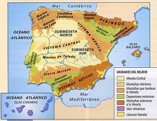 Spain is a mountainous country.