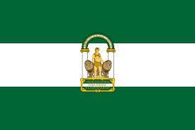 The flag of Andalusia