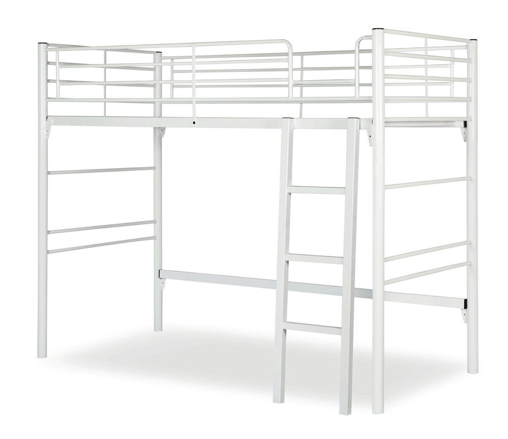 AUSSIE SINGLE/DOUBLE BUNK Height 1660 Width 1420 Between sleeping levels 900 Distance under bed 300 290kg Weight Load Testing for each sleeping level 10 Year Manufacturers Warranty AUSSIE BED Single