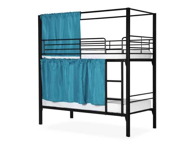 PRIVACY BUNK Single & King Single Bunk COMPLIES WITH Our brand new privacy bunk has been designed for places where a little bit of privacy goes a long way.