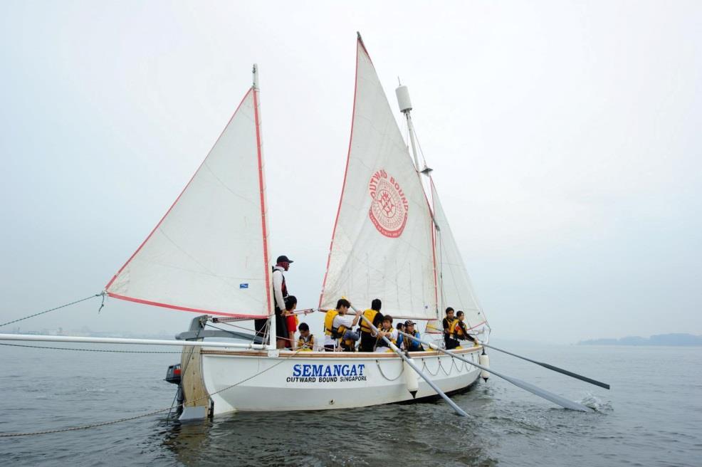 Shackleton Sailing Programme by Outward Bound Singapore Sailing adventure Experience, sailing, rowing on a sailboat over 4-5days and Sleeping on a