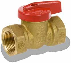 Series 0190205 Straight Gas all Valve, FIP x FIP 200 psi WOG One piece low-out proof stem S approved (NSI z21.
