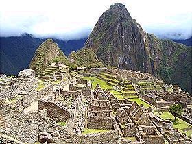 Machu Picchu The lost city of Machu Picchu demonstrates the