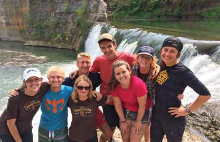 Engage in new friendships Immersion trips are weeklong outdoor adventures with a small, diverse cohort of new students and two current Luther student leaders.