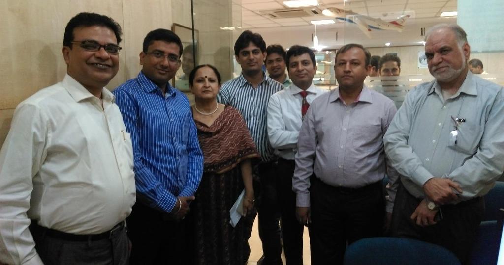 Mid-office was launched for SBU:T&V at Delhi on 1 st April, 2015.