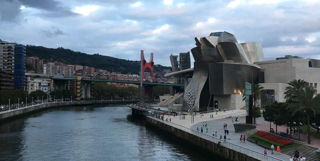THE JOURNEY DAY 1: Bilbao Activity Overview: Walk Activity Level: Easy Activity Length: About 1 hour; approximately 1.5 miles We meet our guide in the late afternoon in Bilbao.