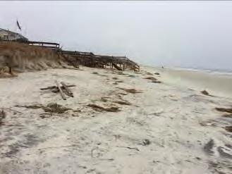 dunes at this location experienced erosion on the