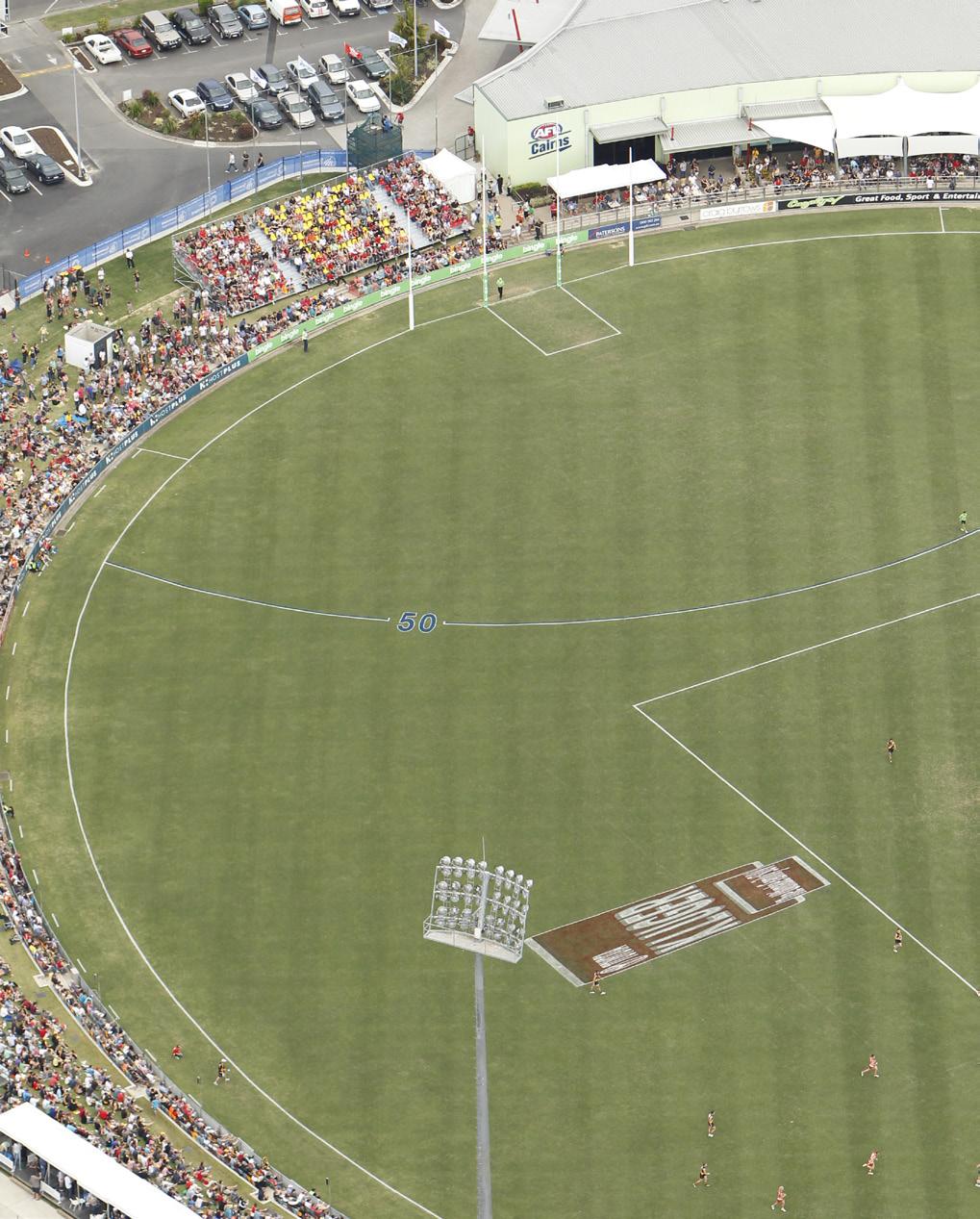 ENTERTAIN YOUR GUESTS In 2012, Cairns hosts its second Toyota AFL Premiership Season match when Richmond takes on