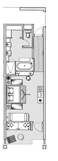 ROOMS PLANS* Deluxe Room *Indicative plans- Non contractual Senior Suite Villa ROOMS & SUITES FACILITIES: Free wifi in room