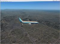 Again that 737NG, but more important, the beautiful scenery pictures including the approach at San Diego.