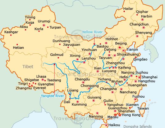 MAP pg 7 Yin Chuan (Shizuishan), Chengdu (Dujiangyan),
