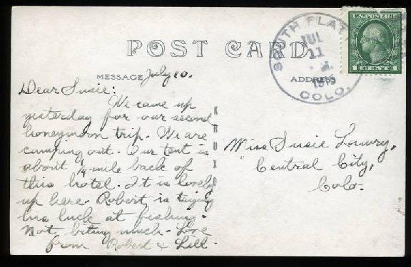 South Platte, Colorado - July 11, 1916 Post Office