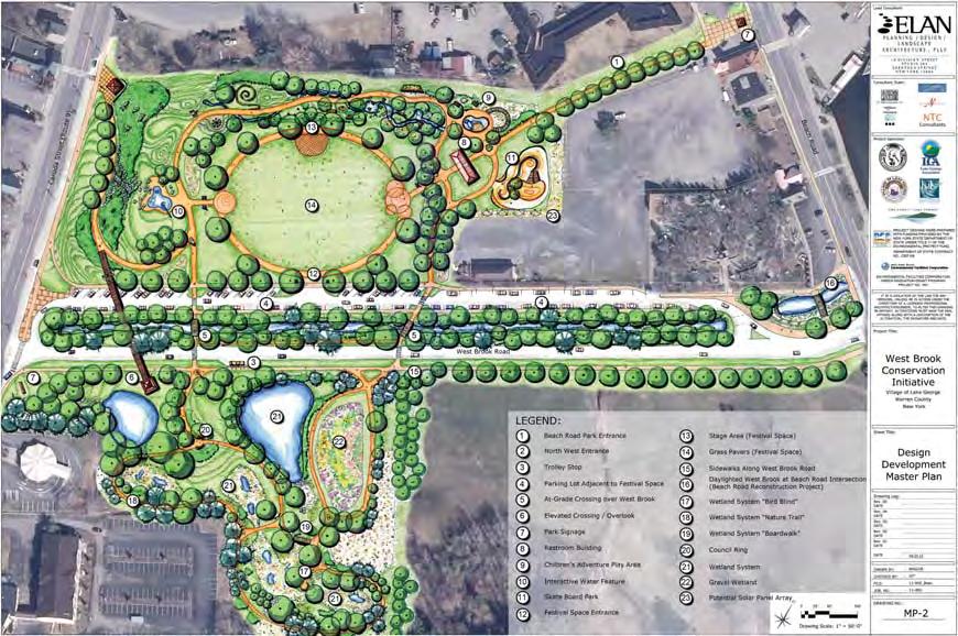 Located on both sides of West Brook Road, this unique park will provide significant environmental, conserva on, educa on, economic, and recrea onal benefits.