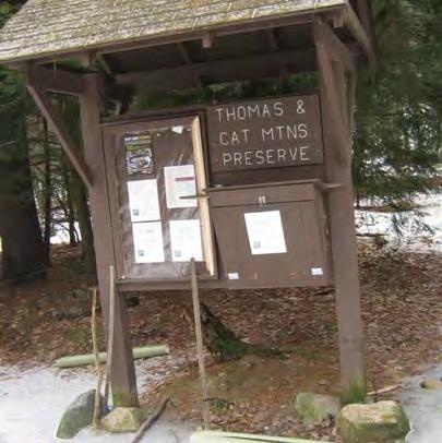 25 miles Summit Eleva on: Thomas Mountain 2,000, Cat Mountain 1,956 Size of Preserve: 1,932 acres Level of Difficulty: Ranges from moderate to challenging Trail Register and Trail Markers: Yes