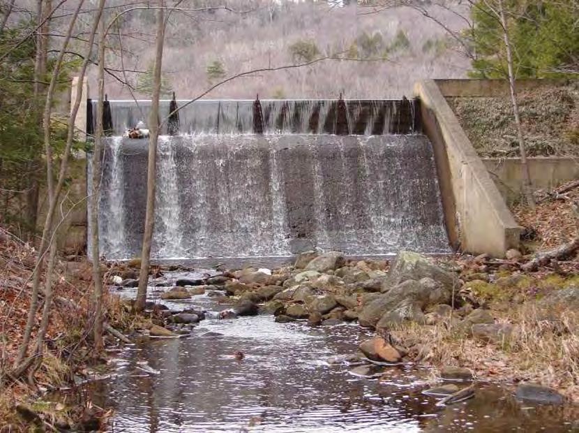 Most of the watershed is permanently protected from development by the Town of Bolton and New York State.