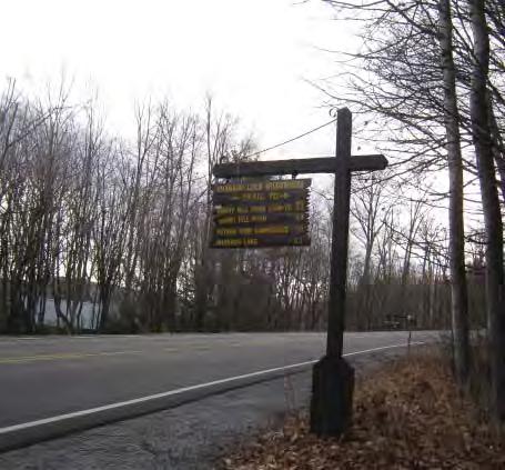 2 mile trail terminates at the Putnam Pond State Boat Launch in Ticonderoga and, from this point visitors are exposed to an en re system of trails throughout the Pharaoh Lake Wilderness Area.