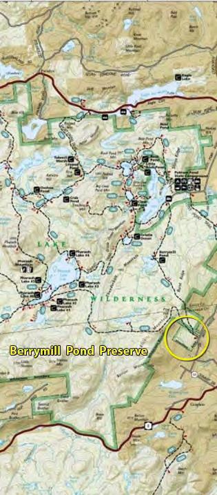 Town of Hague Trail Hubs Information Name: Berrymill Pond Loca on: I-87 Exit 25 east on NY Route 8; le on West Hague Road; parking and trailhead less than one mile on le GPS Trailhead Coordinates: 43