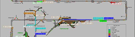 of rail network for