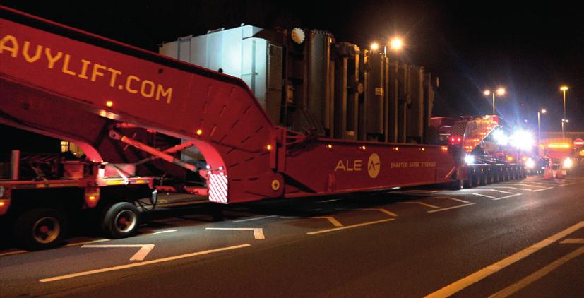 This was one of the largest abnormal loads to go through the