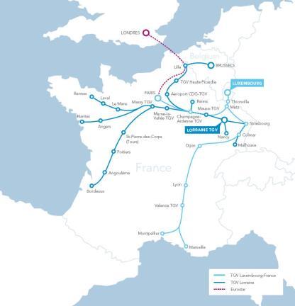 TGV - CROSS BORDER CONNECTING FRANCE WITH BRUSSELS,