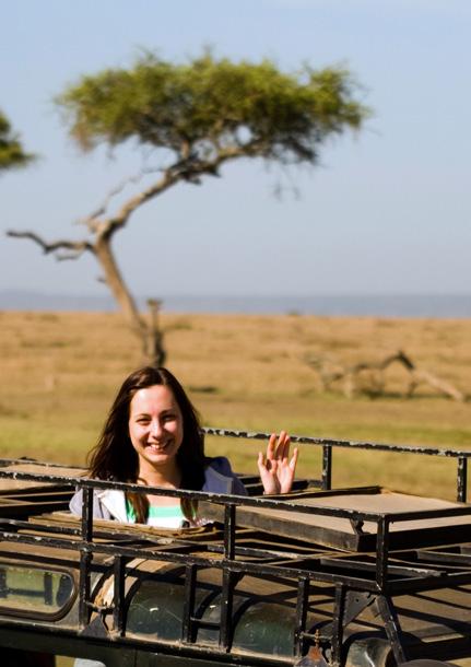 Go on safari: Spend the day on a guided safari with a local guide to look for the Big Five : giraffes, lions, elephants, hippos and buffalos. A TYPICAL DAY: 8:00 a.m. - 9:30 a.m.: Breakfast. 9:30 a.m. - 12:30 p.
