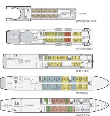 The M/S Ocean Diamond details: All cabins aboard