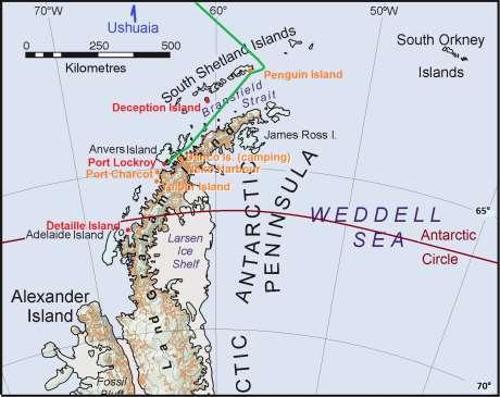 Islands, we sailed south along Gerlache Strait to Port Lockroy, a British base.