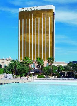 DELANO LAS VEGAS Located on the Mandalay Bay Campus Set in an upscale 43-story tower in the Mandalay Bay Resort