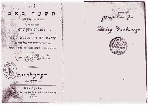 A Prayer Book s Journey Sefer Kinot Returned to Its Owner s Brother by Deborah Berman This is the story of a prayer book and the souls it touched as it journeyed across the borders of war-ravaged
