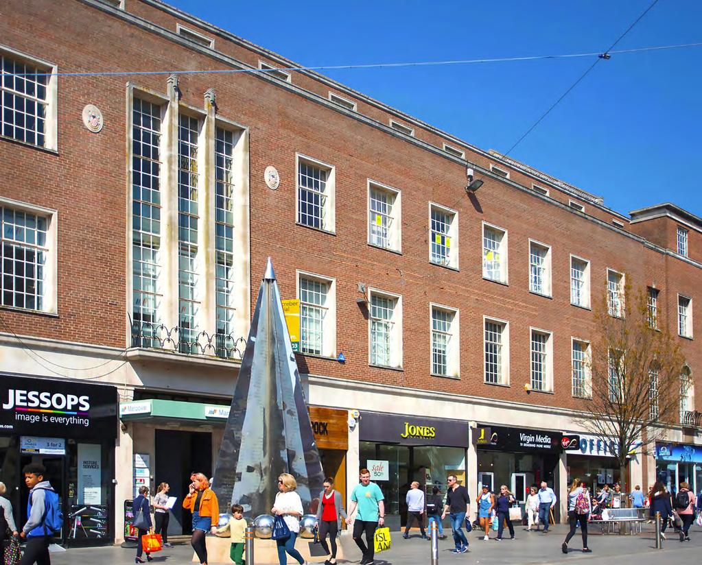 RETAIL & LEISURE Prime location opposite the Princesshay Shopping Centre let to strong national covenants with an unexpired