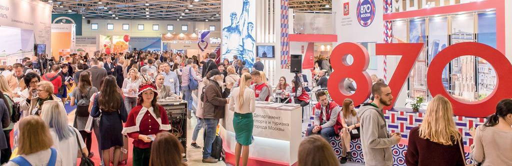 During three exhibition days over 40770 visits of travel industry specialists from 80 countries and 74 regions of Russia were registered.