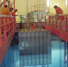Exclusive stacking feature Containment Vent Scrubbers Post-accident