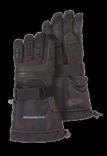 FLEECE GLOVES Made with 3M Thinsulate insulation (40 grams) Windproof, breathable membrane Amara palm and fingertip reinforcements SMALL TO XL THE ULTRA GLOVES Waterproof,