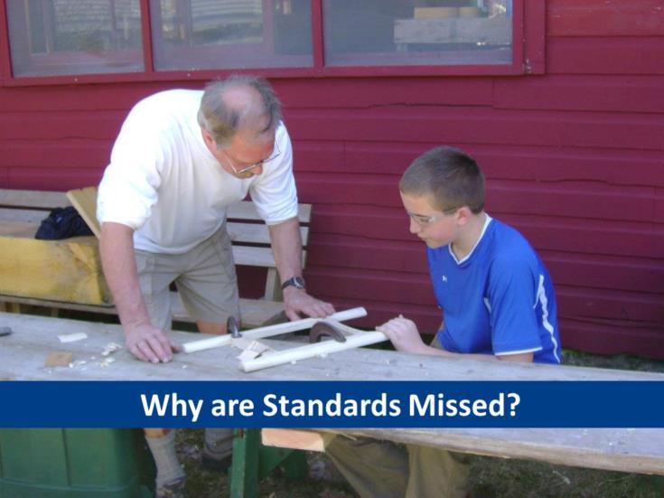 Missed Standards Generate Discussion: Why would a camp miss a standard (i.e., be in noncompliance/take a NO)? Some camps choose to take a no (i.
