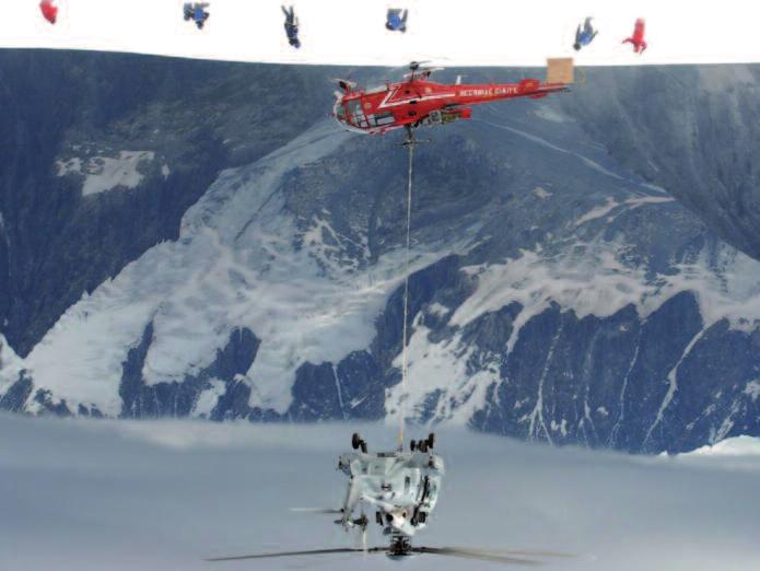 demanding helicopter missions, including: Human external cargo (HEC) or insulator cleaning systems to maintain