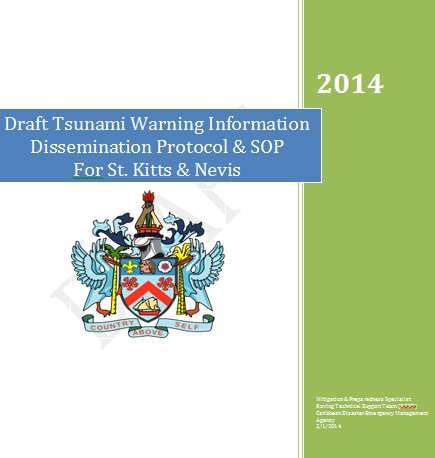 Tsunami Response Plans and Standard Operating Procedures outline