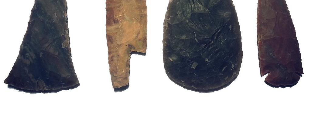 All of these flint replicas have been made by hand using traditional flint knapping techniques, as would have been utilised during the Stone Age.