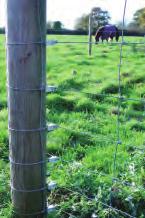 Gripple system can also be used to brace fence posts