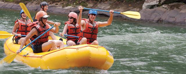 Adventures By Disney Itinerary: Day 7 Lunch and River Rafting on the Colorado River Have a hearty lunch at the hotel and then ride down the Colorado River (Class I-II) along the beautiful landscape!