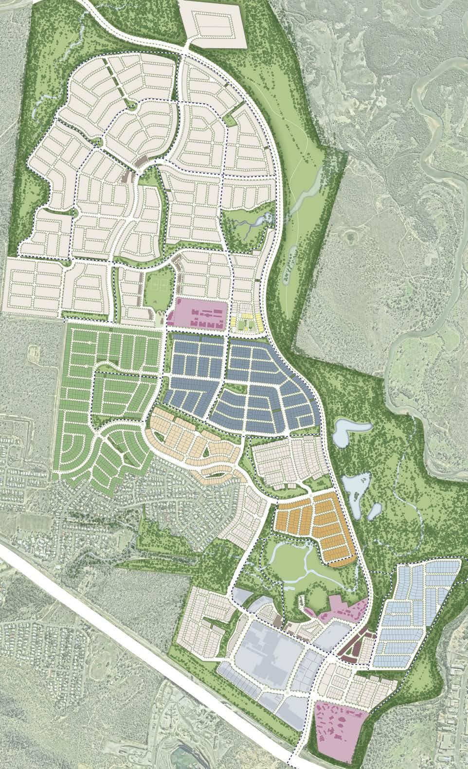 This master plan is provided solely for the purpose of providing Stoney Creek Future Village Centre NORTH SHORE TOWN CENTRE Future home of Health and Wellbeing, Entertainment, Business Enterprise,