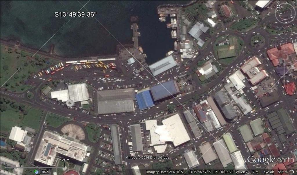 PORT FACILITIES Fishery Wharf, Apia: Located in the centre of the capital (Apia) Constructed in 1978 and expanded in 1982 Upgraded in 2004 (JICA) Provides sheltered basin for mooring long-line